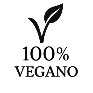 100% vegano logo