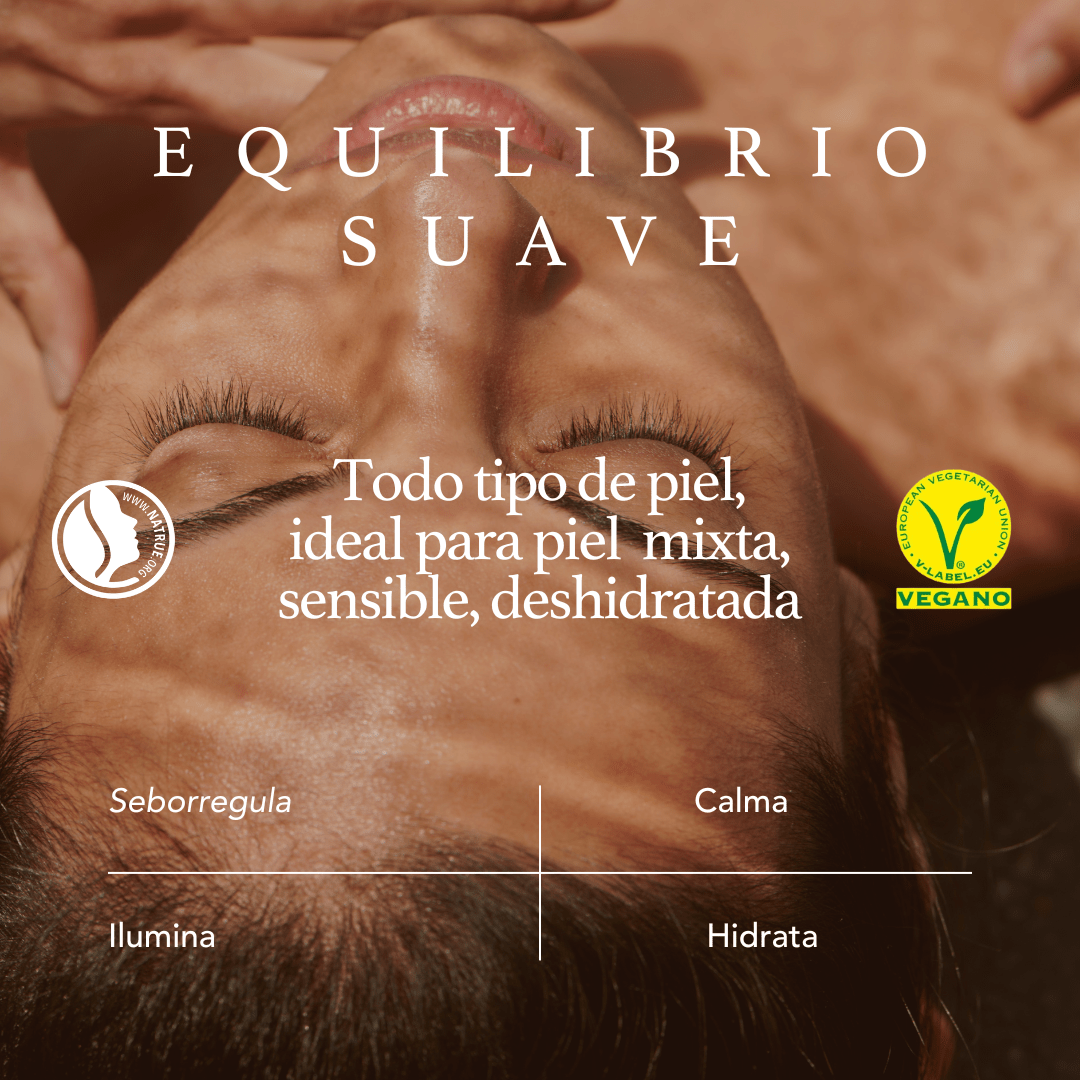 Usos del tónico facial clarificante: seborregula, calma, ilumina e hidrata la piel. Para todo tipo de pieles